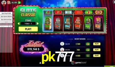 Descubra o Mundo do Cassino Online com pk777